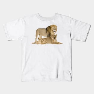 The Lion Family Kids T-Shirt